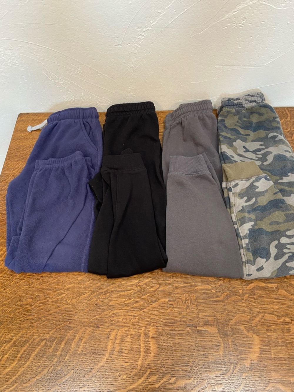 JUMPING BEANS CARTERS BOYS SIZE 8 FLEECE JOGGERS PANTS 4 PAIR BUNDLE